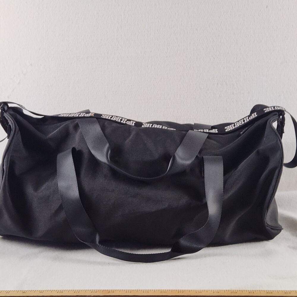 Victoria's Secret Pink Love Logo Large Black Overnight Duffle Gym Bag - Picture 5 of 7